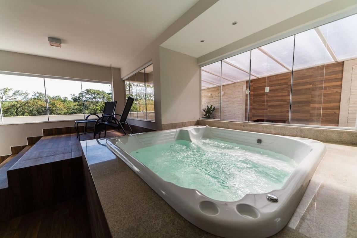 Serra Madre Com Linda Vista E Jacuzzi Lägenhet Rio Quente Exteriör bild